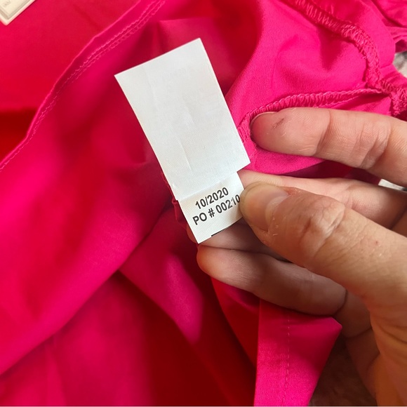 NWT Scoots Brand Hot Pink Scrub Shirt Size 5 - Picture 4 of 5